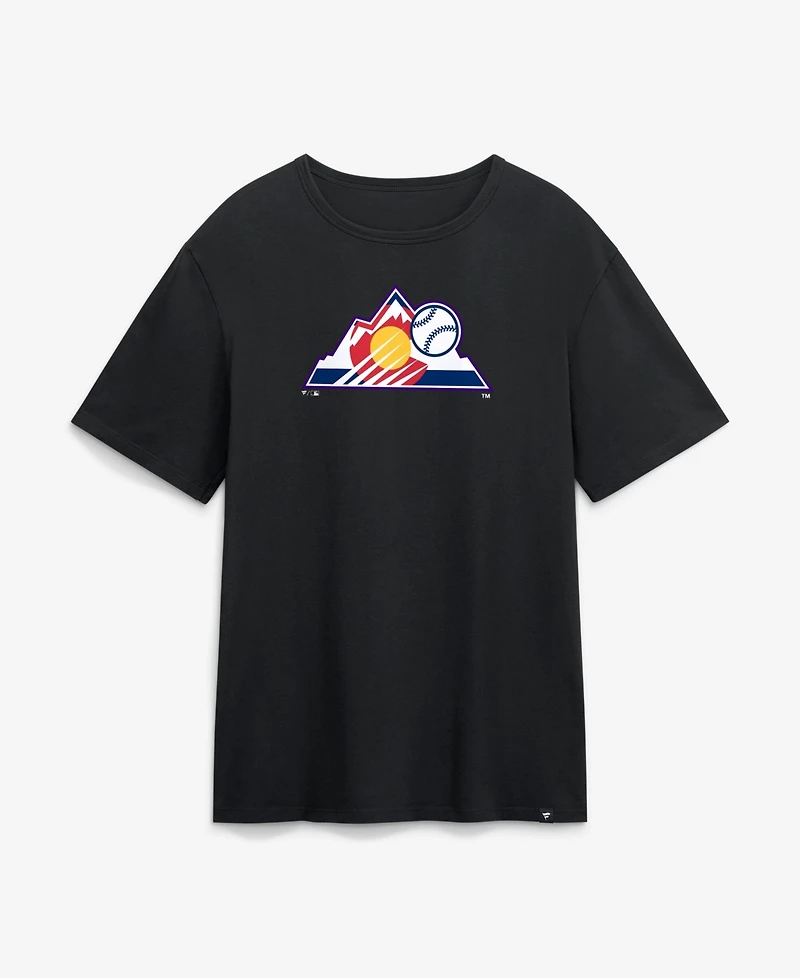 Fanatics Men's Black Colorado Rockies Alternate Logo Legacy T-Shirt