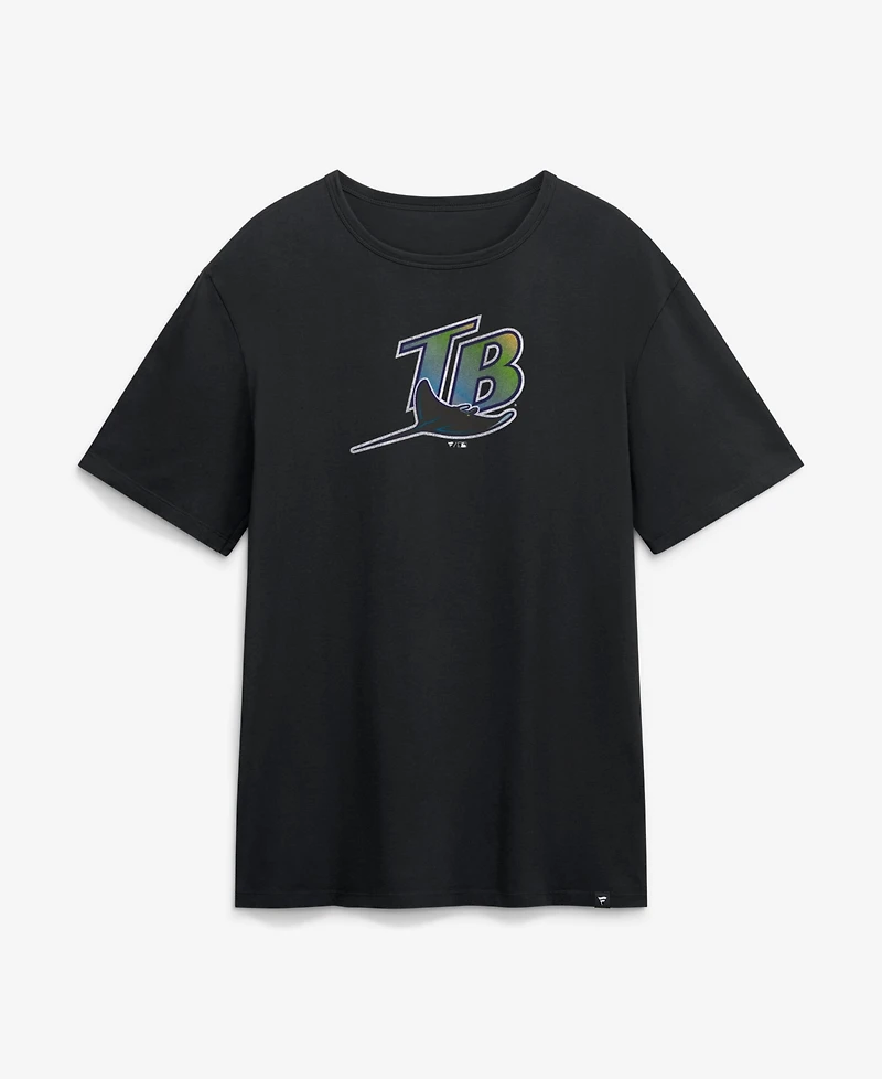 Fanatics Men's Black Tampa Bay Rays Vintage Logo Legacy T-Shirt