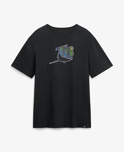 Fanatics Men's Black Tampa Bay Rays Vintage Logo Legacy T-Shirt