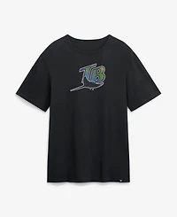Fanatics Men's Black Tampa Bay Rays Vintage Logo Legacy T-Shirt