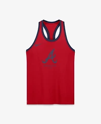 Nike Women's Red Atlanta Braves Tri-Blend Dri-fit Racerback Tank Top