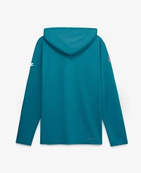 Nike Men's Teal Jacksonville Jaguars Sideline Dri-fit Long Sleeve Hooded T-Shirt