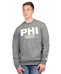 Starter Men's Charcoal Philadelphia Eagles Assist Sweatshirt