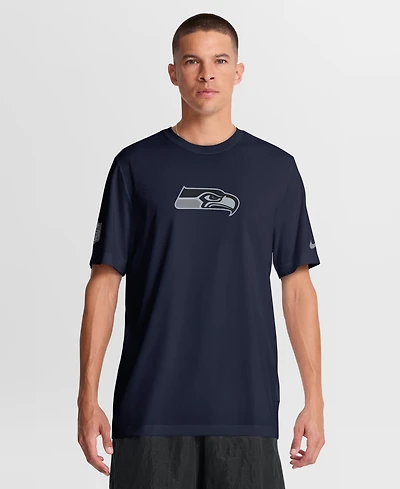 Nike Men's College Navy Seattle Seahawks Sideline Lead The Charge Legend Dri-fit T-Shirt