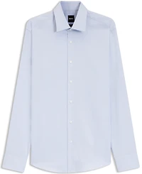 Boss by Hugo Men's Easy-Iron Stretch-Cotton Dobby Regular-Fit Dress Shirt