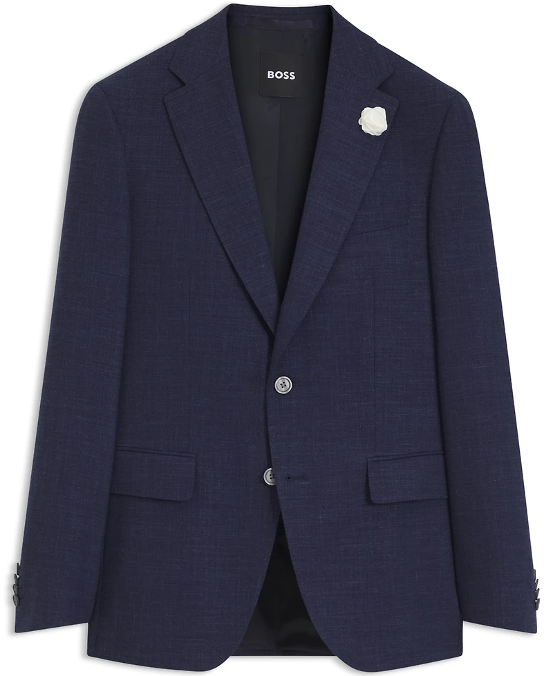 Boss by Hugo Men's Melange Stretch Slim-Fit Blazer