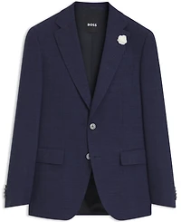 Boss by Hugo Men's Melange Stretch Slim-Fit Blazer