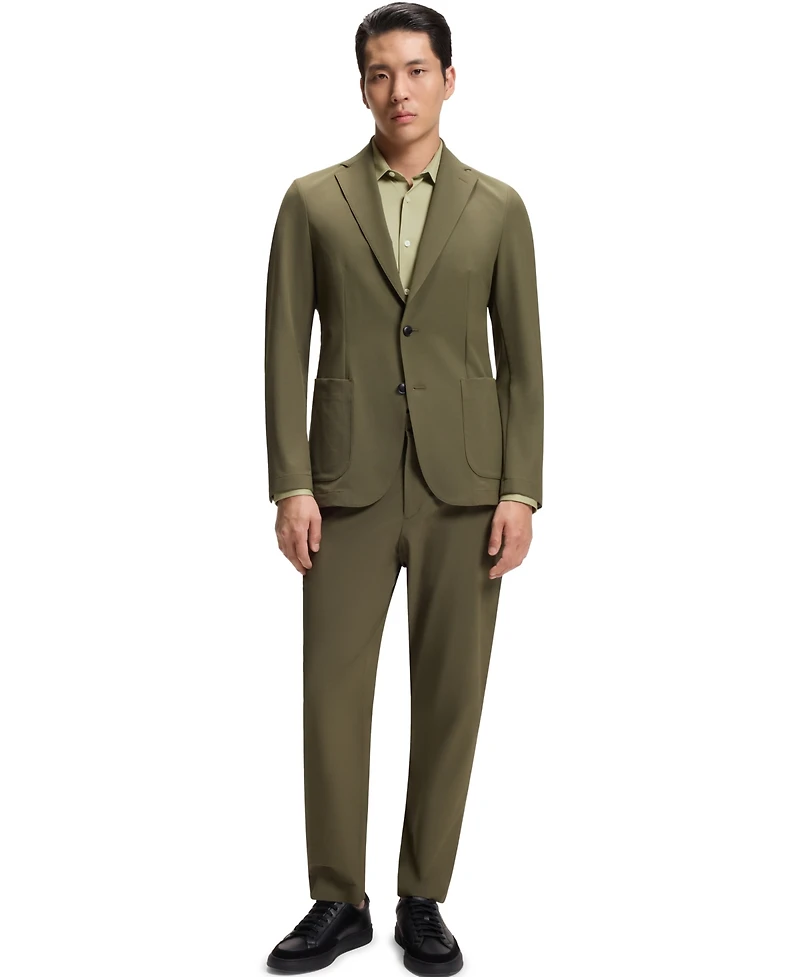 Boss by Hugo Men's Structured Performance-Stretch Slim-Fit Dress Shirt