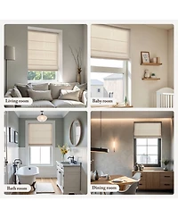 Avobird 1Piece 27x64" Cordless Roman Blind