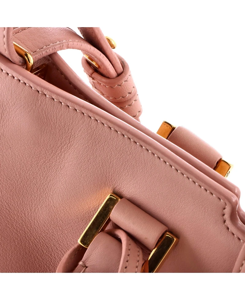 Pre-Owned Saint Laurent Small Monogram Cabas Leather