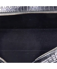 Pre-Owned Saint Laurent Medium Uptown Tote Embossed Leather