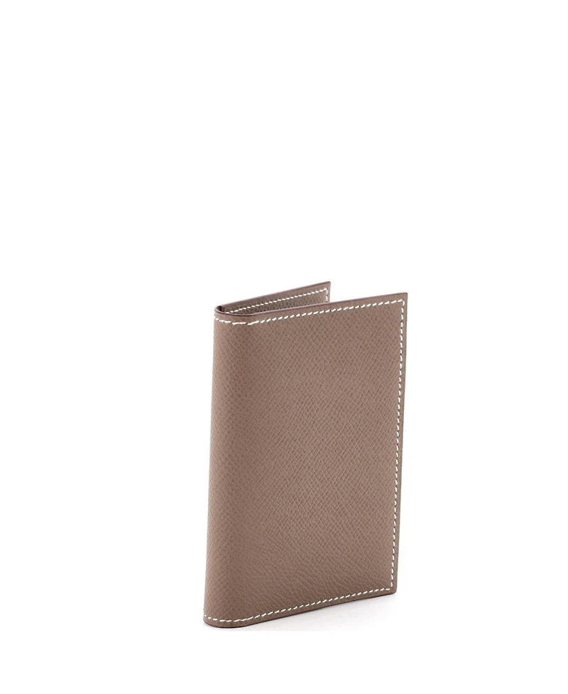 Pre-Owned HERMES MC2 Euclide Card Holder Case Leather