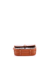 Pre-Owned Goyard Pm Belvedere Iii Messenger Bag Coated Canvas with Leather