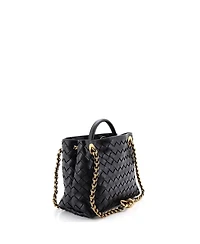 Pre-Owned Bottega Veneta Small Andiamo Chain Top Handle Bag Intrecciato Nappa