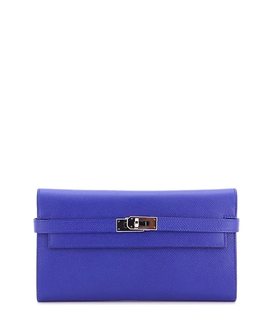 Pre-Owned HERMES Long Kelly Wallet Epsom