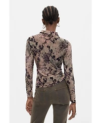 Desigual Women's Flocked Shirt