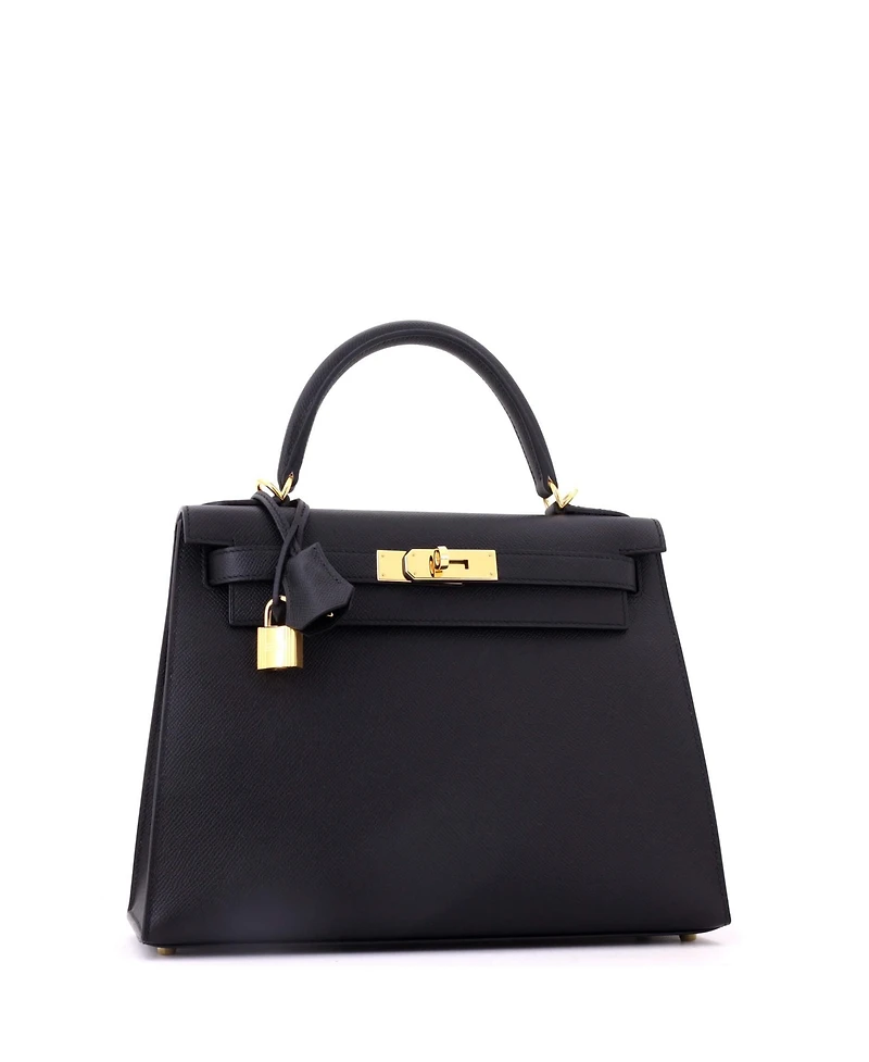 Pre-Owned HERMES Kelly Handbag Epsom with Gold Hardware