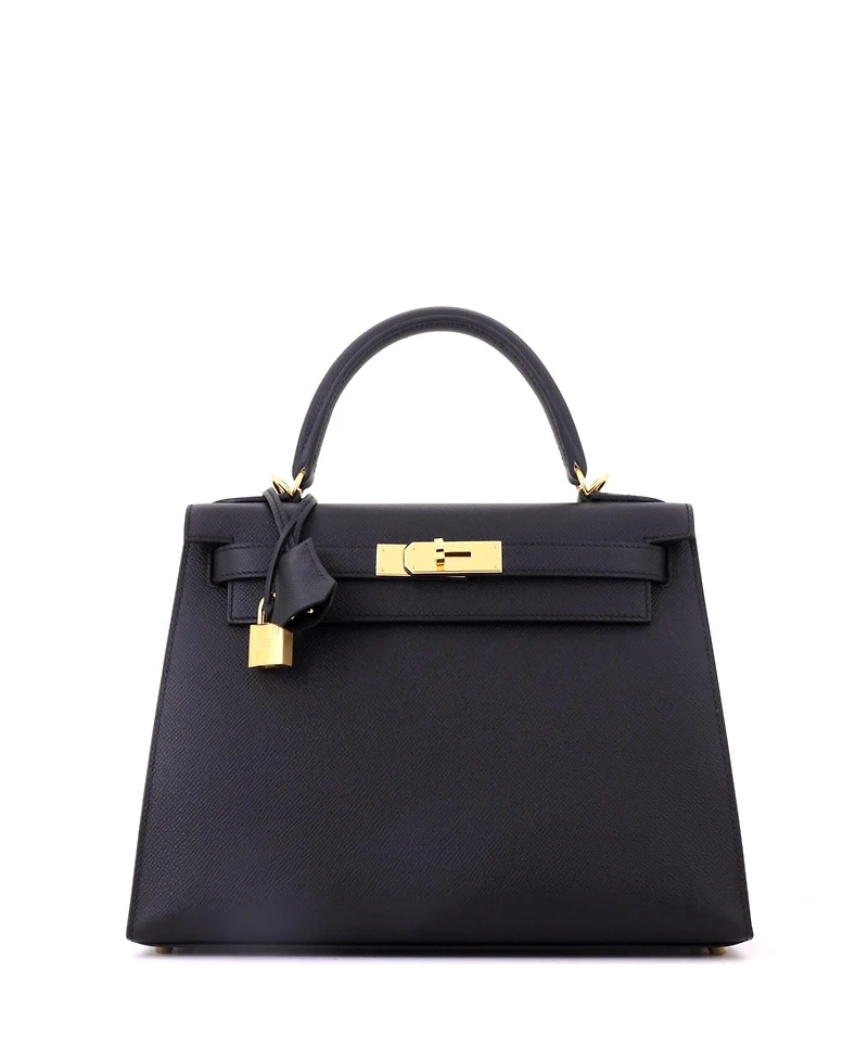Pre-Owned HERMES Kelly Handbag Epsom with Gold Hardware