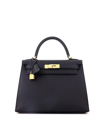 Pre-Owned HERMES Kelly Handbag Epsom with Gold Hardware