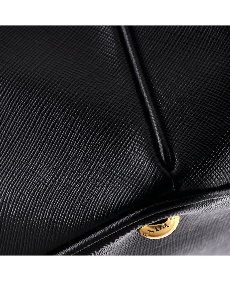 Pre-Owned Prada Large Lux Open Tote Saffiano Leather