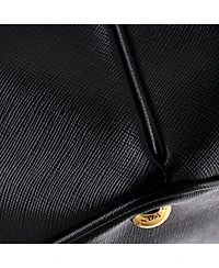 Pre-Owned Prada Large Lux Open Tote Saffiano Leather