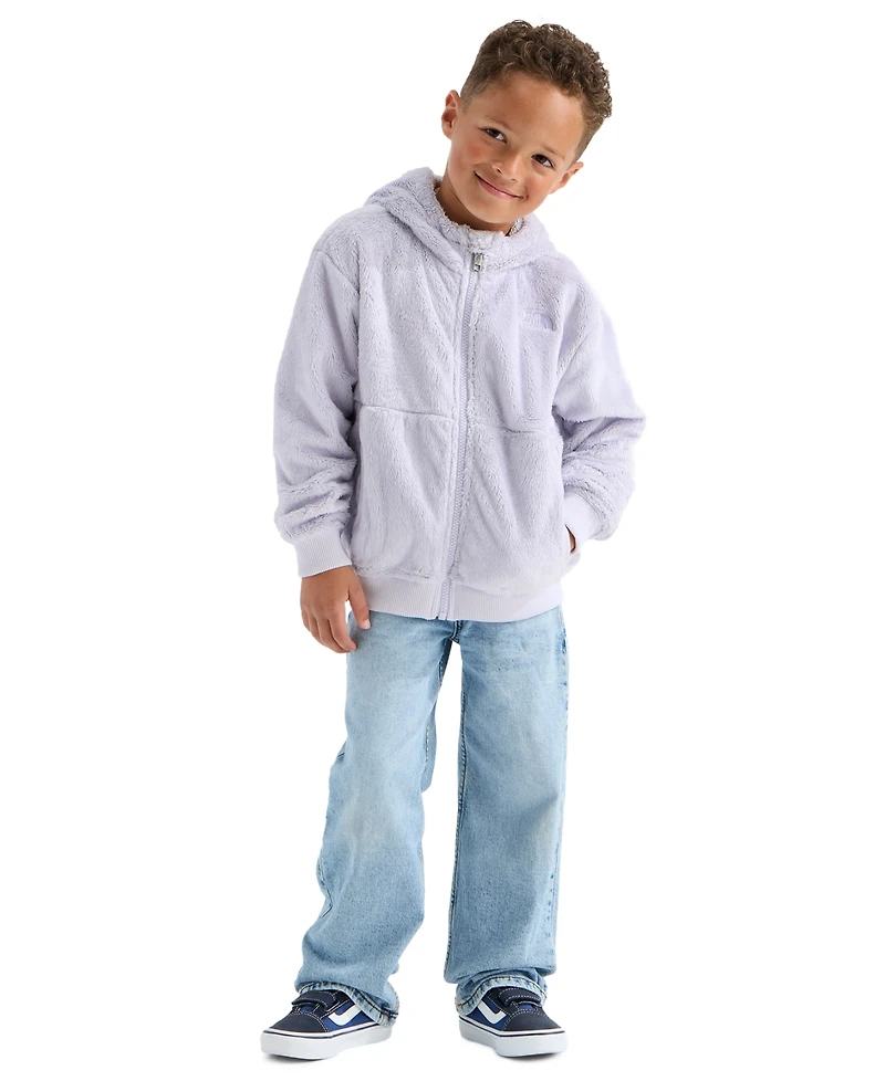 The North Face Boys' and Girls' 2T-7 Osito Reversible Full-Zip Hooded Fleece Jacket
