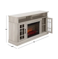 Augusta Home Rylee 2 Door Wood Fireplace