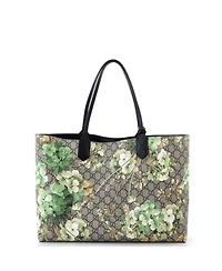 Pre-Owned Gucci Medium Reversible Tote Blooms Gg Print Leather