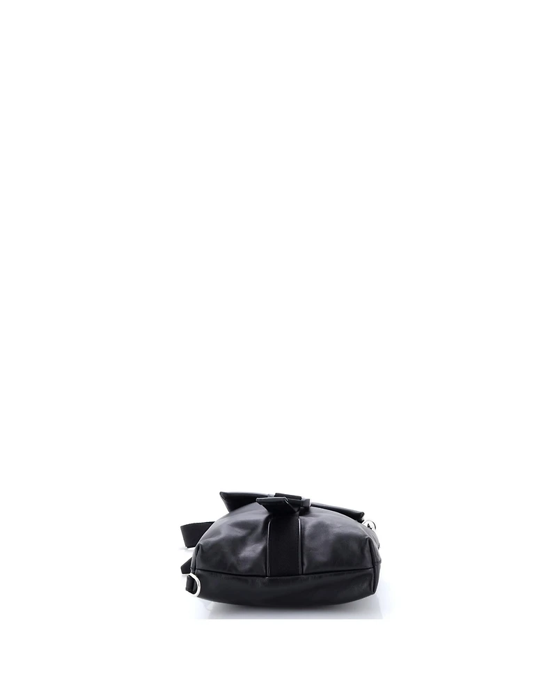 Pre-Owned Fendi Small Flux Crossbody Bag Leather