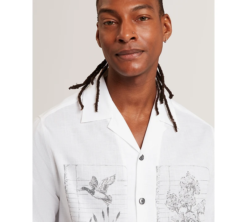 Ted Baker Men's Gallagr Regular-Fit Box Print Shirt