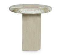 Bernhardt Arcadia 20" Oak Accent Side Table