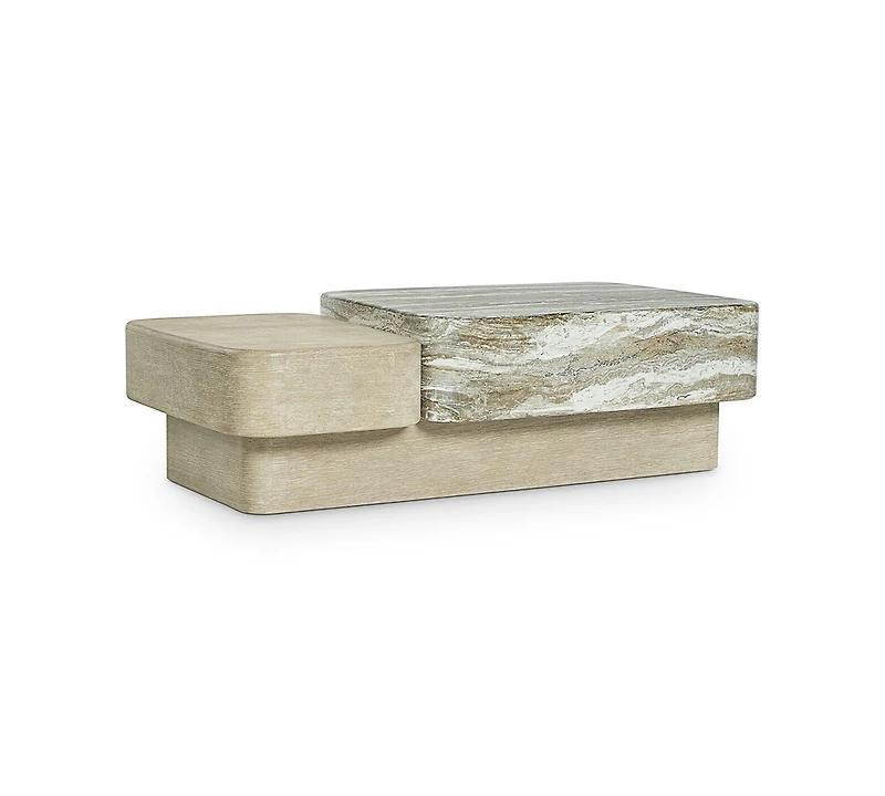 Bernhardt Arcadia 58" Oak Coffee Table