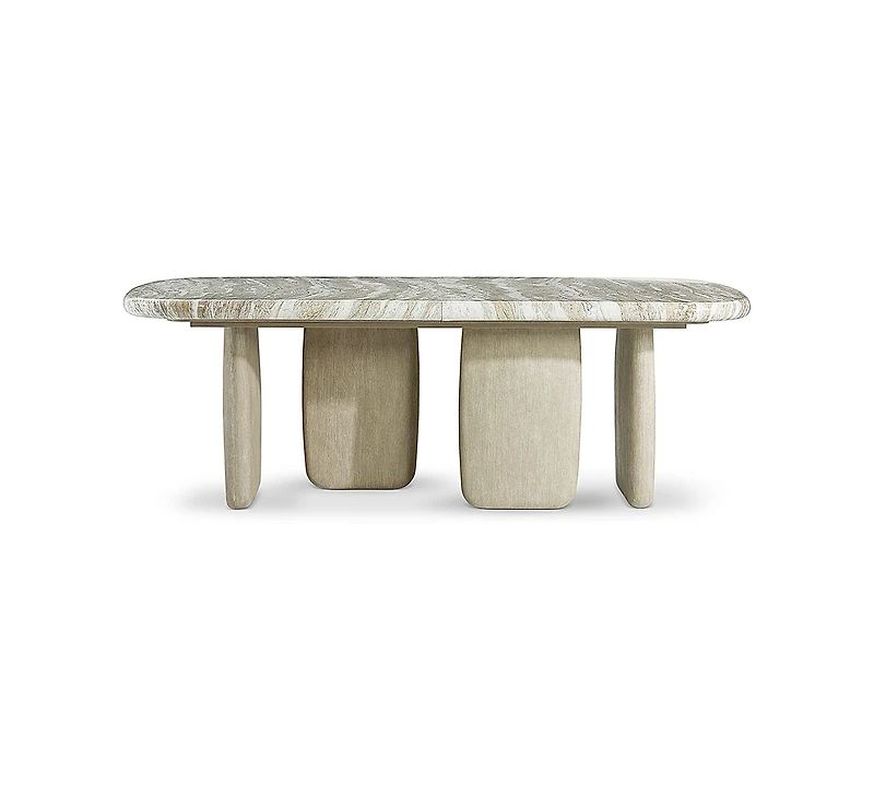 Bernhardt Arcadia 7-Piece Faux Stone Dining Set