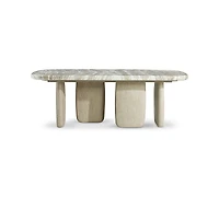 Bernhardt Arcadia 7-Piece Faux Stone Dining Set
