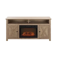 Augusta Home Cliff 2 Door Wood Fireplace
