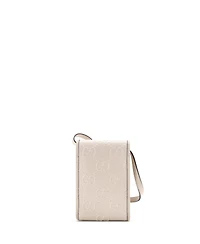 Pre-Owned Gucci Mini Flap Crossbody Bag Gg Embossed Perforated Leather