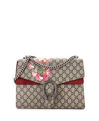 Pre-Owned Gucci Medium Dionysus Bag Blooms Print Gg Coated Canvas