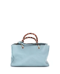 Pre-Owned Gucci Medium Bamboo Shopper Tote Leather