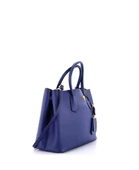 Pre-Owned Prada Medium Cuir Double Tote Saffiano Leather