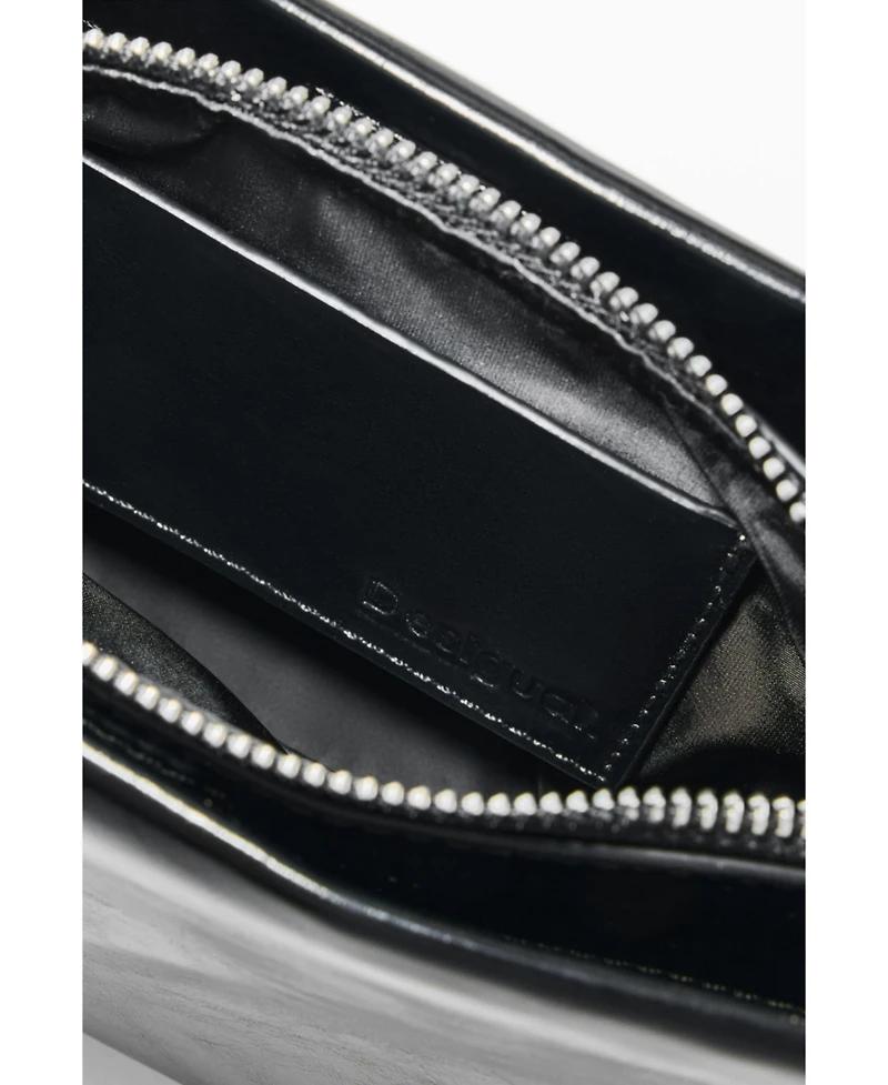 Desigual Medium Faux Leather Charm Bag