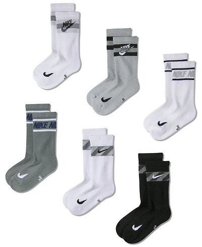 Nike Everyday Kids' Cushioned Crew Socks, 6-Pack