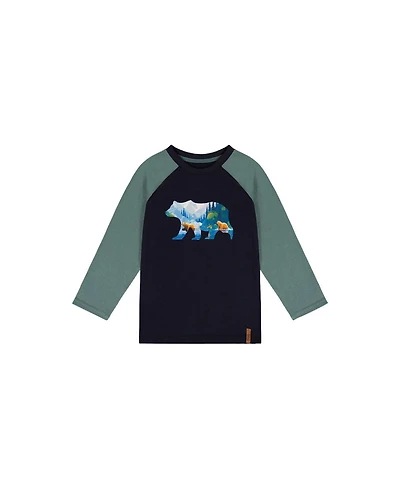 Deux par Deux Toddler Boys 2T- 5T Raglan T-Shirt