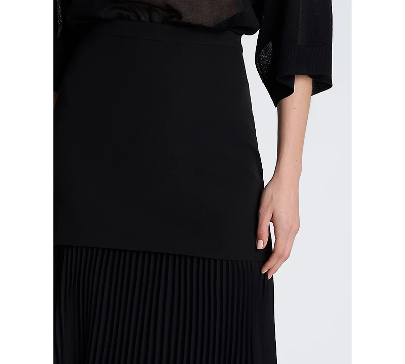 Kenneth Cole Women's Pleated Maxi Skirt