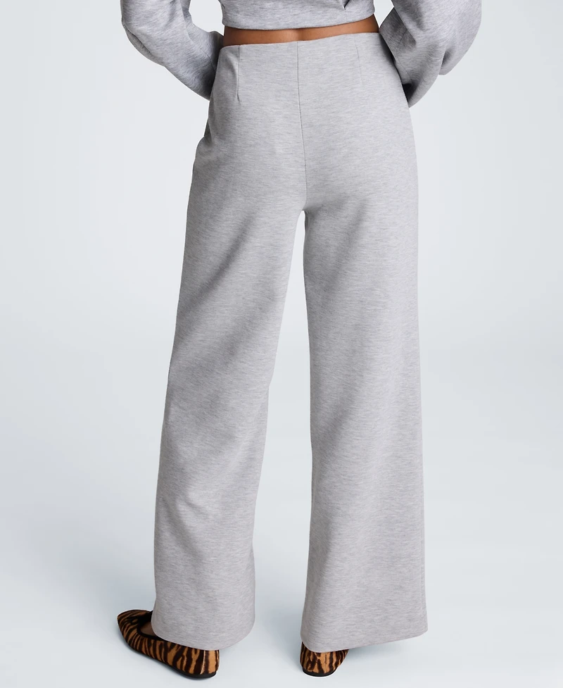 Kenneth Cole Women's High-Rise Hollywood-Waist Wide-Leg Pants