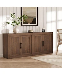 homfan 70.8" Mid Century Modern Sideboard Buffet Cabinet