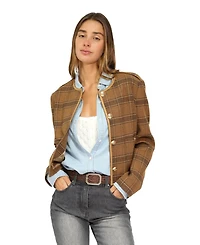 Belle & Bloom Women's Dynasty Boxy Paisley Jacket