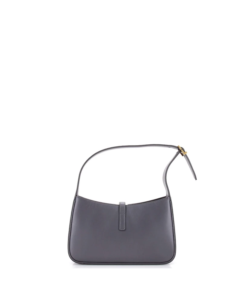 Pre-Owned Saint Laurent Small Le 5 a 7 Hobo Leather