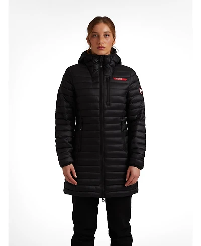 JACK1T Women's Satell1Te Longline Hooded Jacket