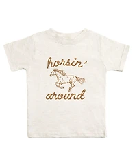 Sweet Wink Little Boys 5-8 Horsin' Around Western Short Sleeve T-Shirt
