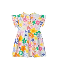 Andy & Evan Infant Girls (Size 3-6M to 18-24M ) Floral Printed Rib Dress